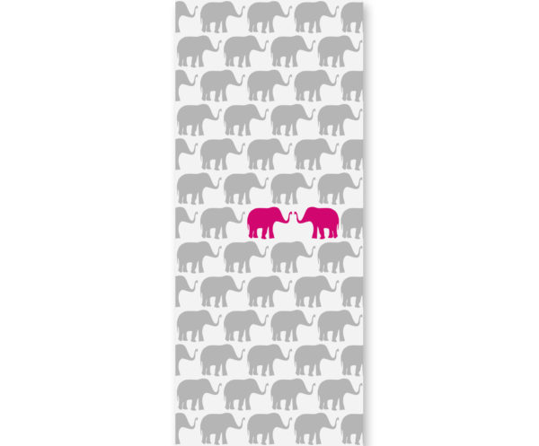 tapeta dziecięca pink elephants