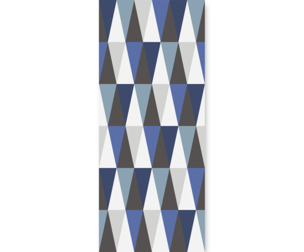 tapeta dla dzieci hexagons long blue
