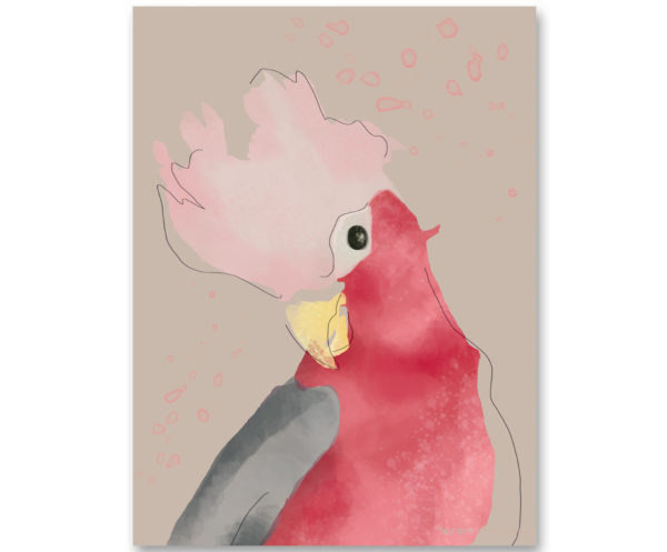 Plakat dziecięcy Pink Parrot