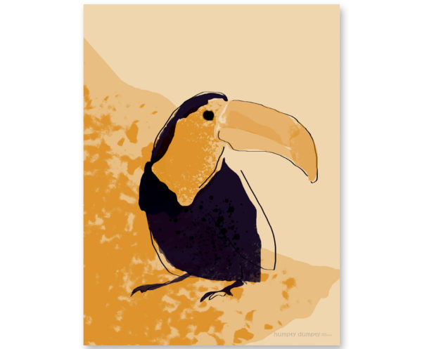 plakat dziecięcy toucan