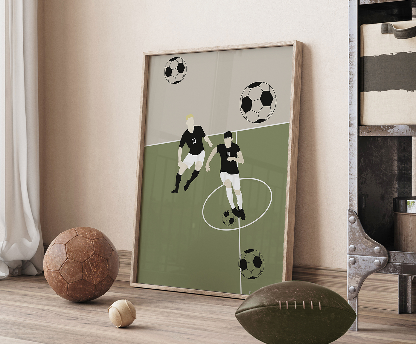 Plakat football game